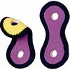 Innovative Scuba Neoprene Snorkel Keeper Purple/Neon Yellow